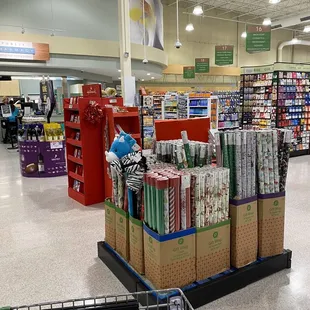 Inside store