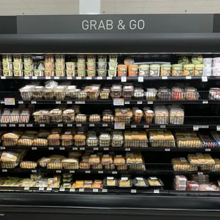 Great assortment of ready made foods to grab and go