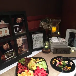 a variety of fruits and vegetables