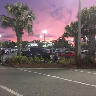 Sunset leaving Publixs tonight