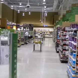 What a clean store .