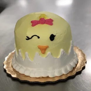 Easter chick cake from Publix bayshore