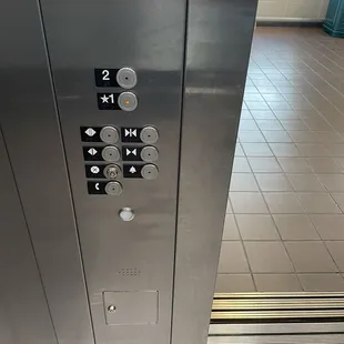 Park on level two and take the elevator down to level one