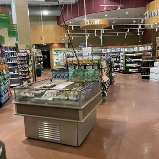 To go food shopping