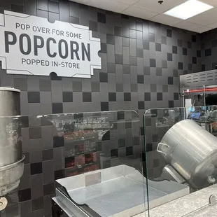 Popcorn area