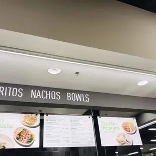 burritos, nachos bowls and burritos
