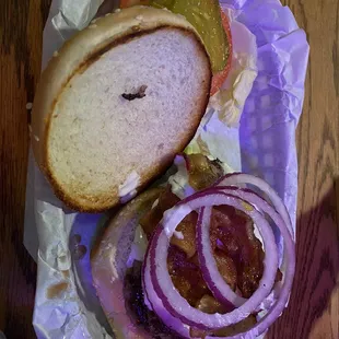 Bacon bleu burger