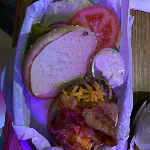 Bacon cheeseburger