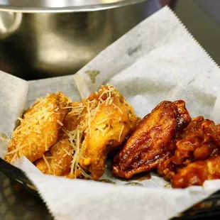 a basket of food