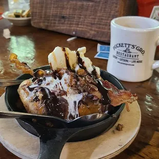 Deep fried brownie