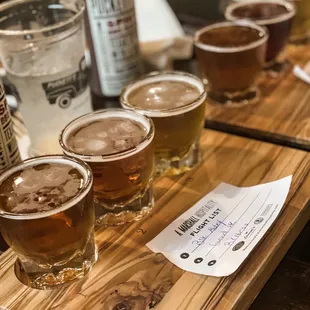 Beer flights!