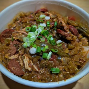 Chicken &apos;n Beef Sausage Gumbo
