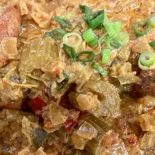 ETOUFFE - Single over fresh peeled crawfish &amp; rice