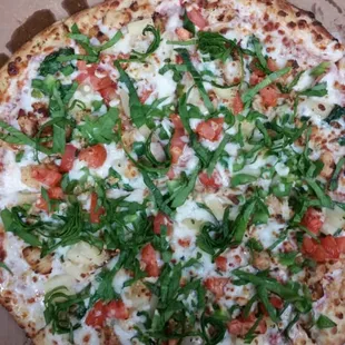 Toppings you can see...