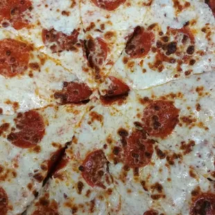 Large pepperoni pizza....