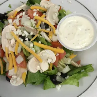Garden Salad with choice of dressing