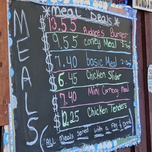 Good selections of specials
