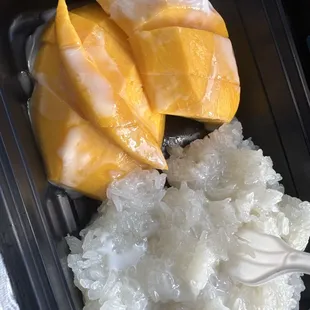 Got their mango sticky rice