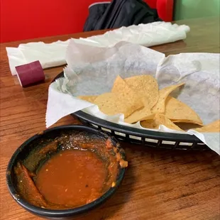 Free chips and salsa