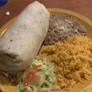 Burrito Supreme Dinner- Chicken