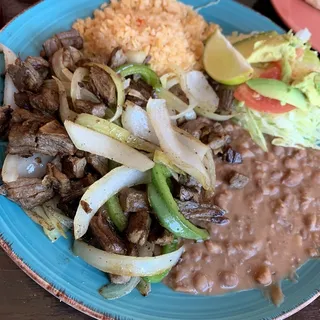 Beef Fajitas Lunch