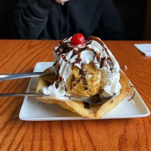 Fried ice cream