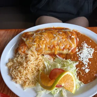 Steak burrito