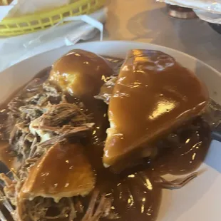 45. Hot Beef Sandwich