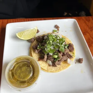 Mexican street taco