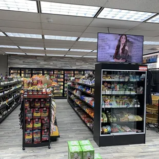 a view of a grocery store