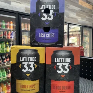 three bottles of lattide 33