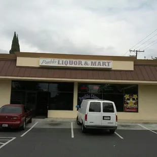 Front of store