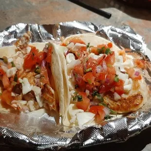 Fish Tacos.