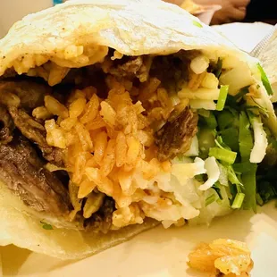 Carne Asada Burrito