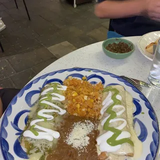 SEAFOOD ENCHILADAS