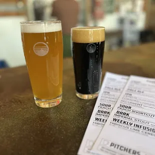 Hef and Imperial Stout