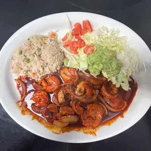 Camarones a la Diabla