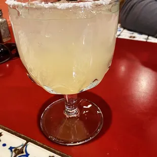 a margarita in a glass