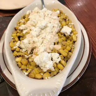 Elote- new menu item corn appetizer