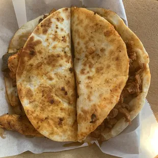Quesadilla tacos