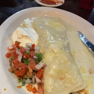 California Burrito with steak