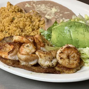 Fish &amp; shrimp dinner