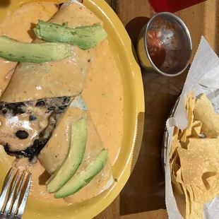 Tijuana style burrito.