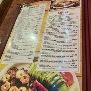 menu, sushi and sashimi