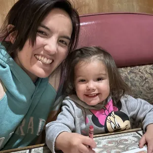 A photo right after our appt, she clearly felt better !!