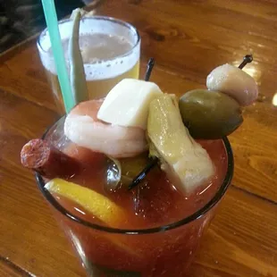 oysters and mussels, drink