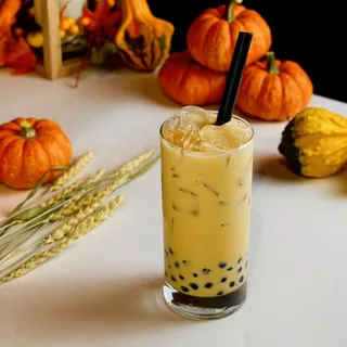 Caramel Pumpkin Spice Milk Tea