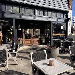 Patio view from the street