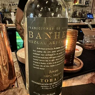 Mezcal tequila