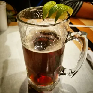 Negra Modelo. Just ask for the big one you, can drink it.